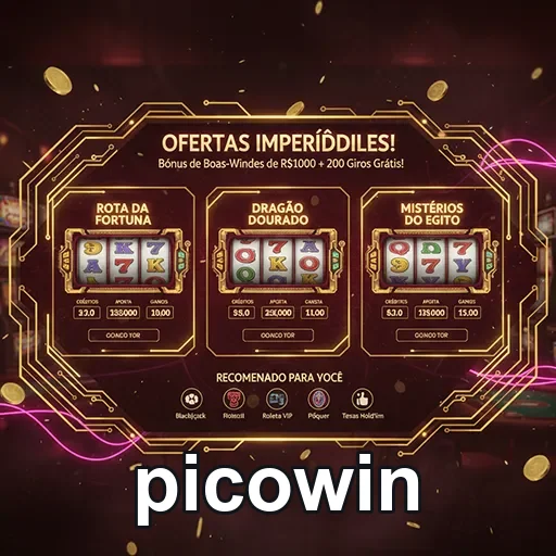 Ofertas imperdíveis de cassino no Picowin, aproveite promoções exclusivas e jackpots emocionantes!
